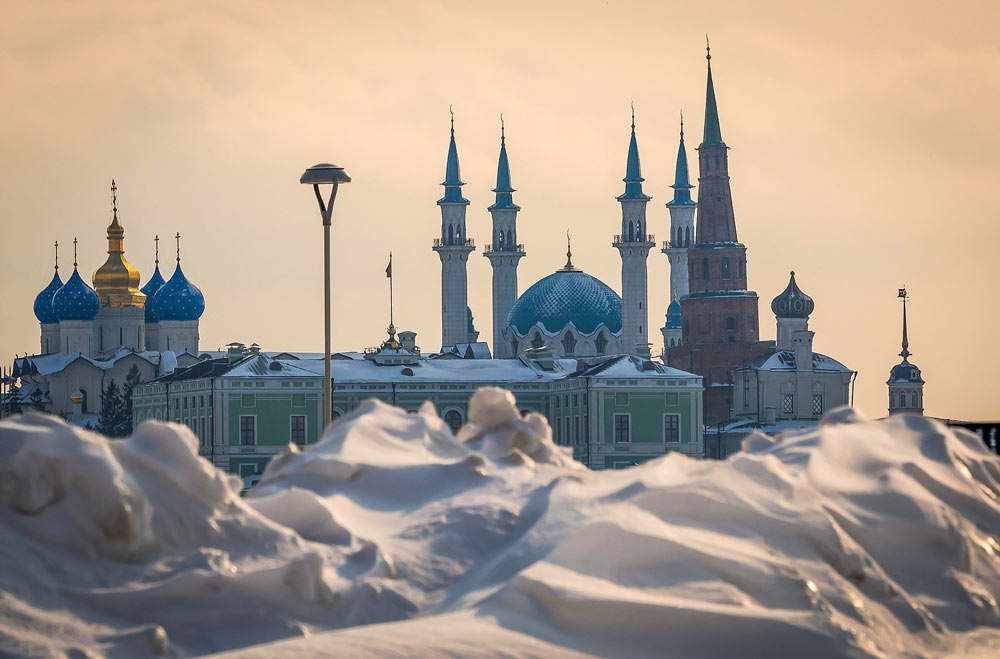 Казань красивые фото зима